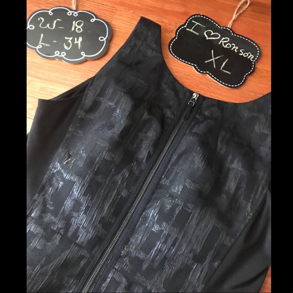 Fitted Sleeveless Little Black Dress I ❤️ Ronson - Picture 5 of 7